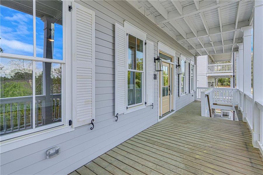 Exterior details and patio area of a home in , Dacula (Image 19).