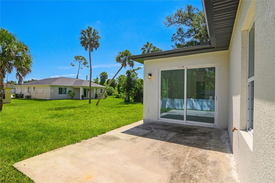 Exterior details and patio area of a home in , North Port (Image 3). Exterior details and patio area of a home in , North Port (Image 3).