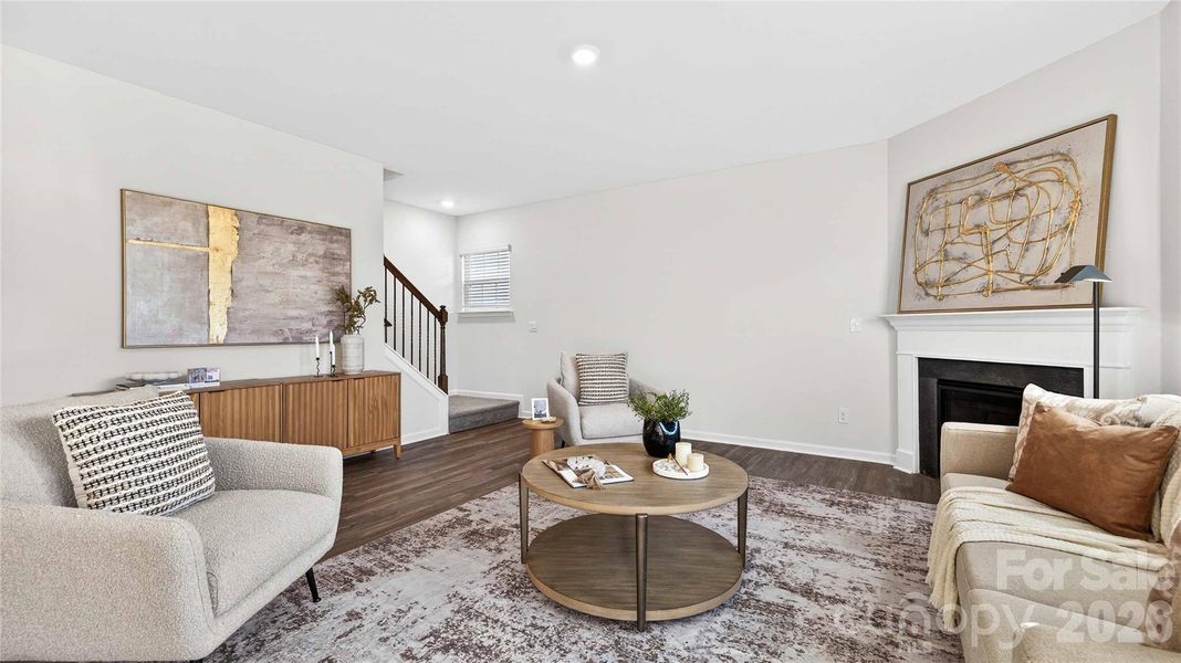 Furnished interior view inside a new home in Wallace Springs, Statesville (Image 7). Furnished interior view inside a new home in Wallace Springs, Statesville (Image 7).