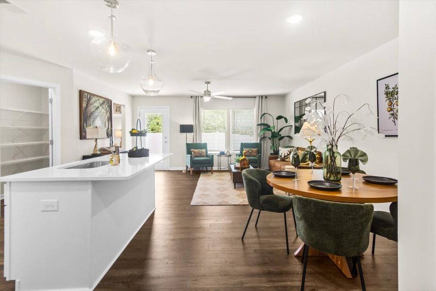 Furnished interior view inside a new home in Meece, Easley (Image 9).