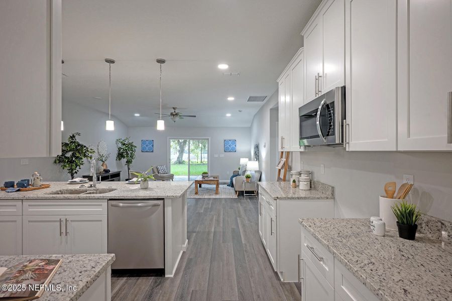 Furnished interior view inside a new home in , Jacksonville (Image 12).
