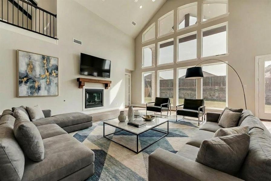 Furnished interior view inside a new home in Monterra, Fate (Image 16).