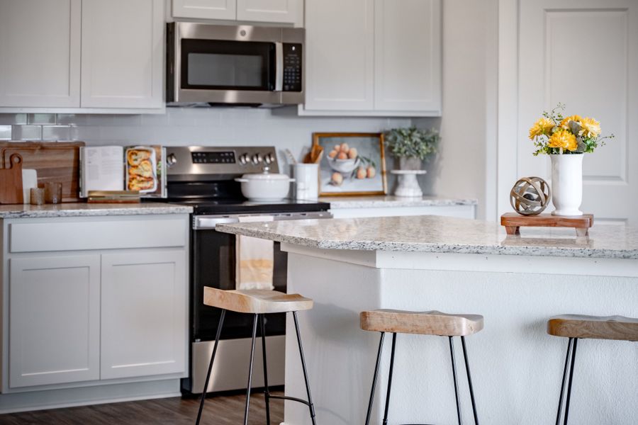Representative furnished interior of a home built from the The Lily by Avonley Homes in Bonham Trace, Bryan (Image 12).