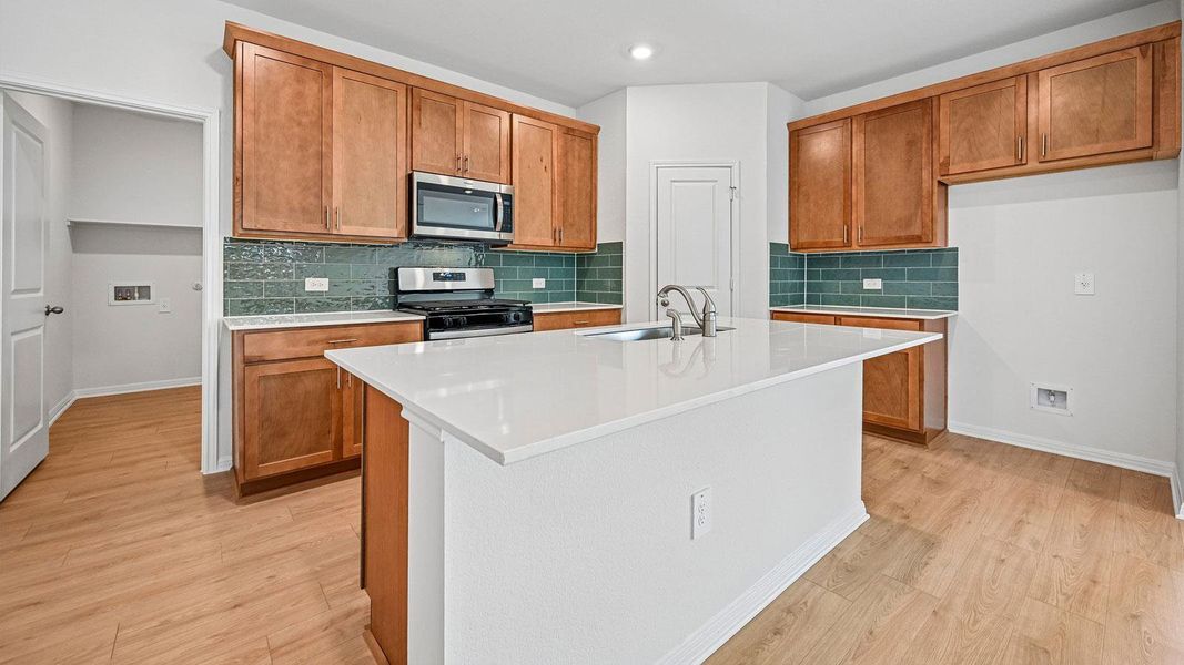 Furnished interior view inside a new home in Carillon, Manor (Image 13).
