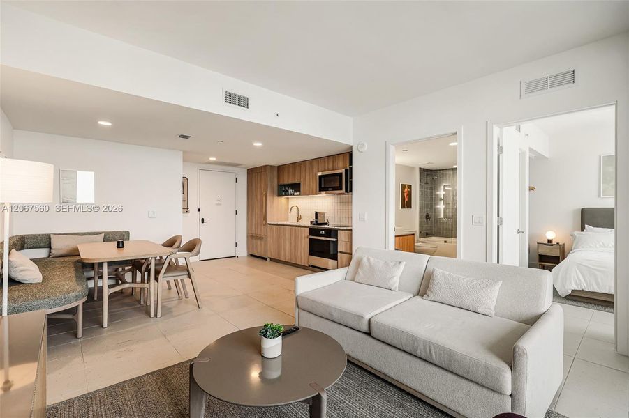 Furnished interior view inside a new home in Natiivo Miami, Miami (Image 30).