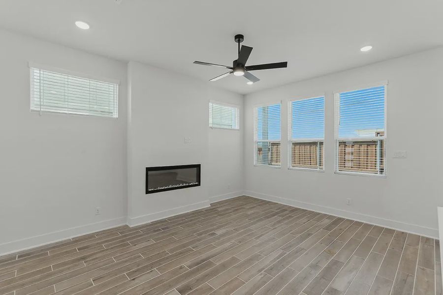 Representative unfurnished interior of a home built from the Balder by Chesmar Homes in Rose Hill, San Antonio (Image 9). Representative unfurnished interior of a home built from the Balder by Chesmar Homes in Rose Hill, San Antonio (Image 9).