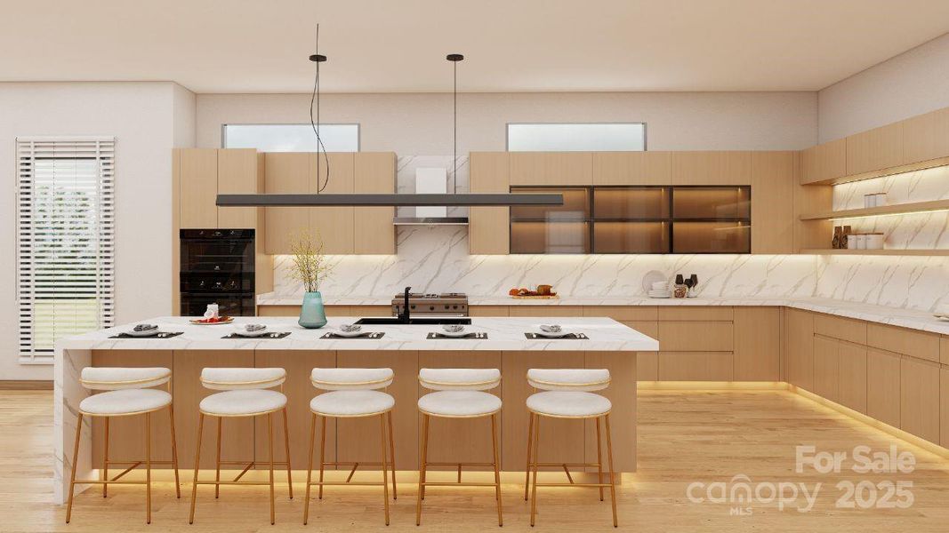 Furnished interior view inside a new home in , Charlotte (Image 5).