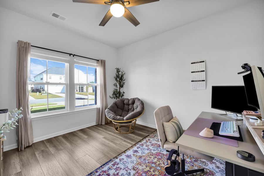 Furnished interior view inside a new home in , Summerville (Image 6). Furnished interior view inside a new home in , Summerville (Image 6).