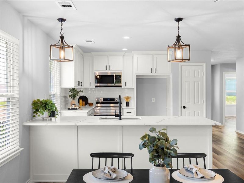 Furnished interior view inside a new home in , Fort Worth (Image 12). Furnished interior view inside a new home in , Fort Worth (Image 12).