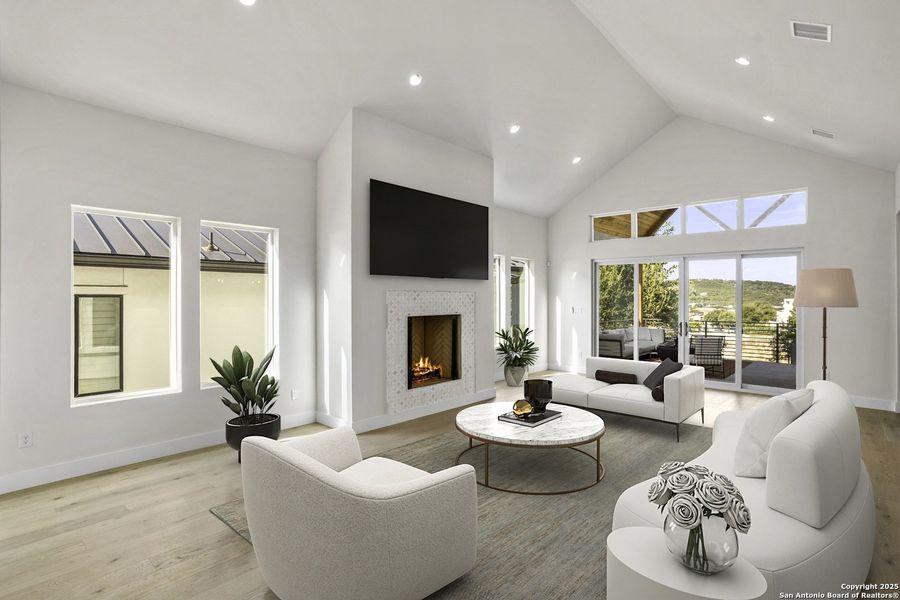 Furnished interior view inside a new home in , San Antonio (Image 11).