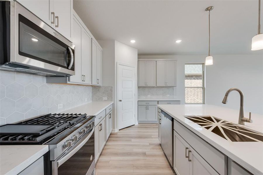 Furnished interior view inside a new home in Sutton Fields, Celina (Image 3).