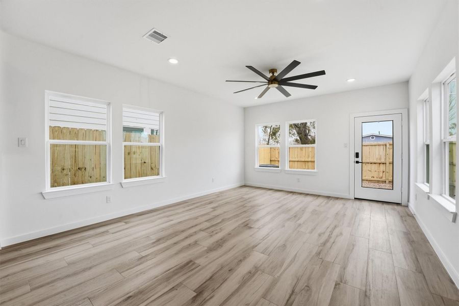 Spacious, unfurnished interior of a new home in , La Porte (Image 19). Spacious, unfurnished interior of a new home in , La Porte (Image 19).