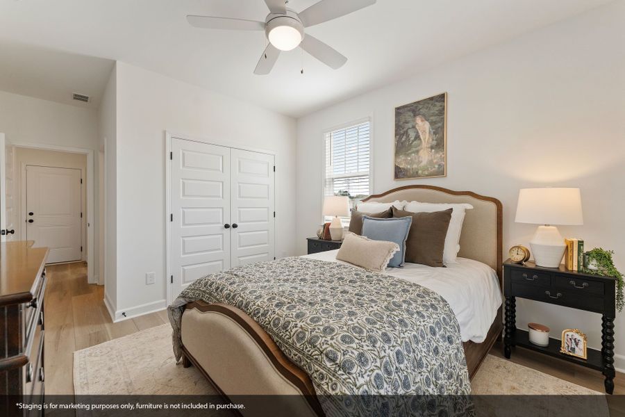 Furnished interior view inside a new home in Foxhall Landing, Easley (Image 24). Furnished interior view inside a new home in Foxhall Landing, Easley (Image 24).