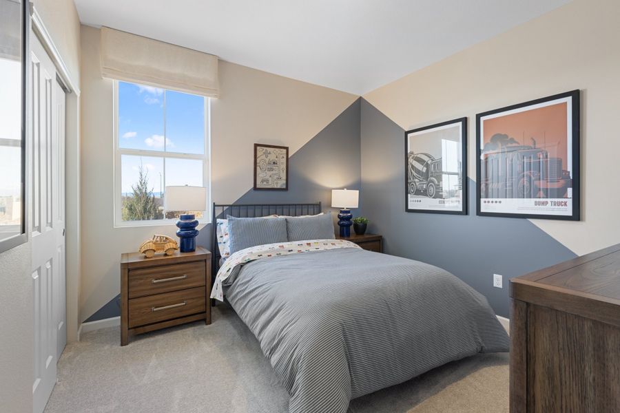 Representative furnished interior of a home built from the 4901 by Risewell Homes in The Aurora Highlands, Aurora (Image 16).