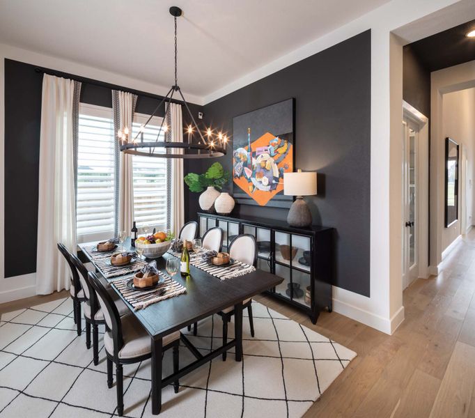 Representative Dining Room - some options shown
