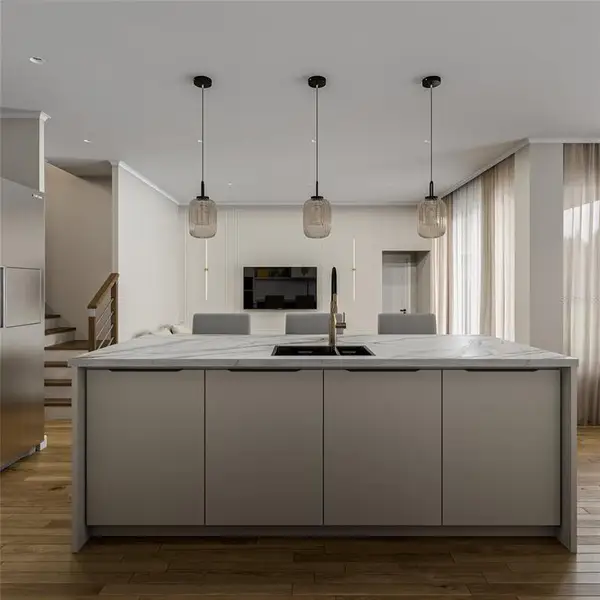 Furnished interior view inside a new home in , Winter Park (Image 4).