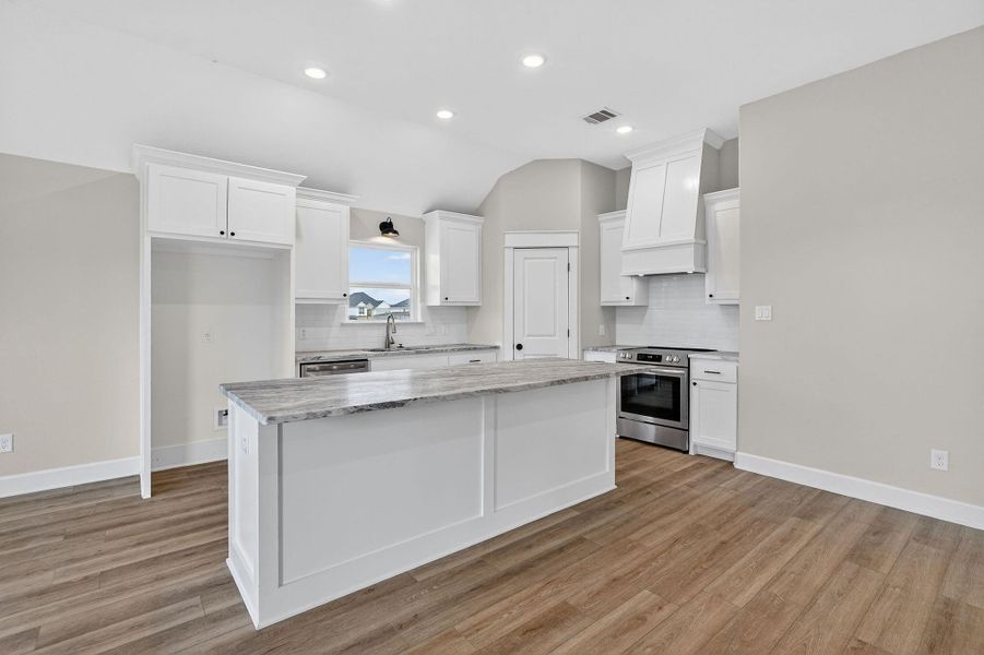 Furnished interior view inside a new home in , Snook (Image 10).
