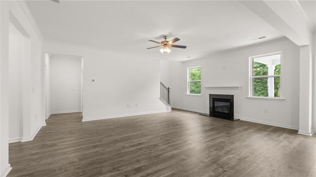 Spacious, unfurnished interior of a new home in Heritage Pointe, Senoia (Image 7).