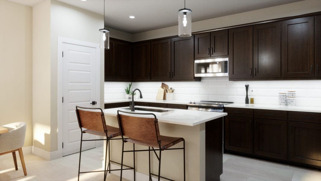 Kitchen | Mariposa | Mira Vista at Victory in Buckeye, AZ by Landsea Homes