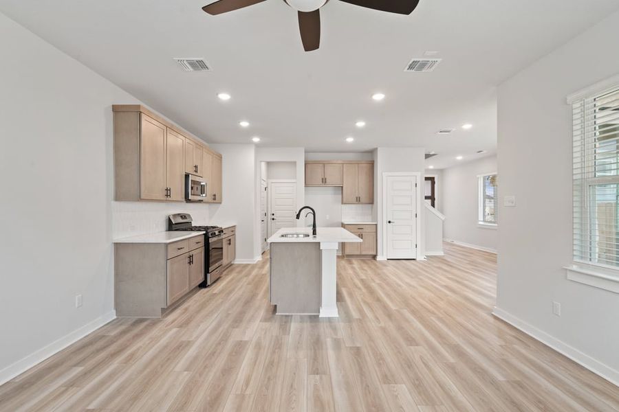 Furnished interior view inside a new home in Union Collection at Park Central, Georgetown (Image 16).