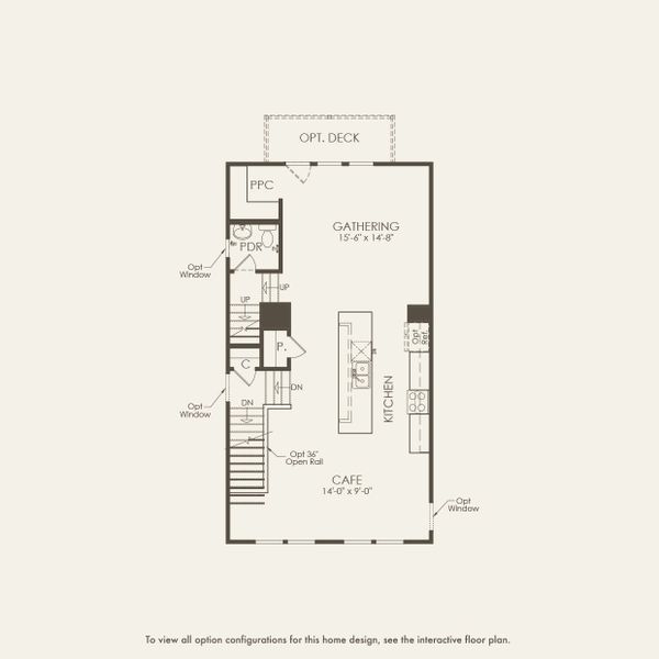 2D floor plan layout for the Norway by Pulte Homes in Lakeside Townes at Riverlights, Wilmington, NC (Image 4).
