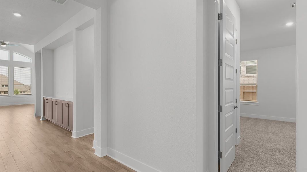 Spacious, unfurnished interior of a new home in Lariat, Liberty Hill (Image 16). Spacious, unfurnished interior of a new home in Lariat, Liberty Hill (Image 16).