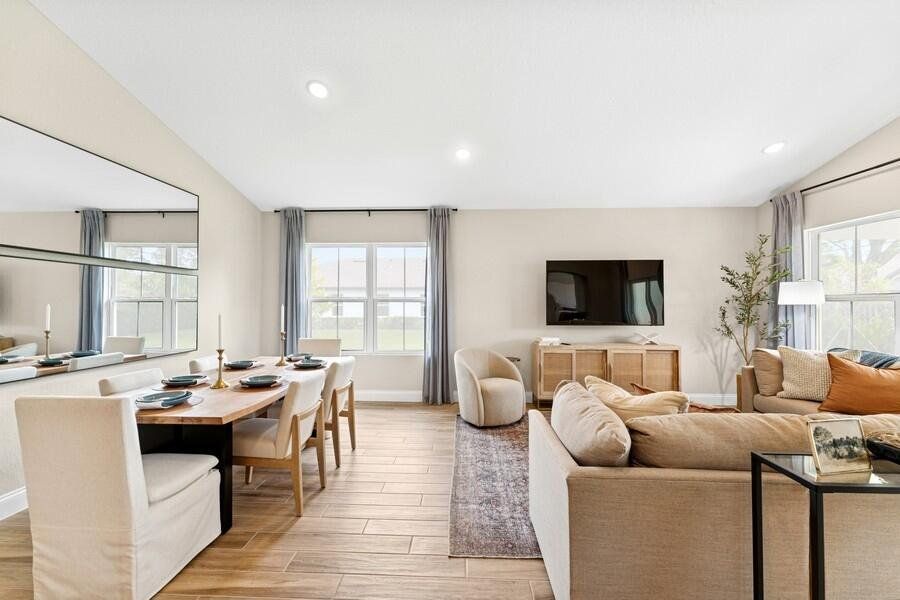 Great Room and Dining Area