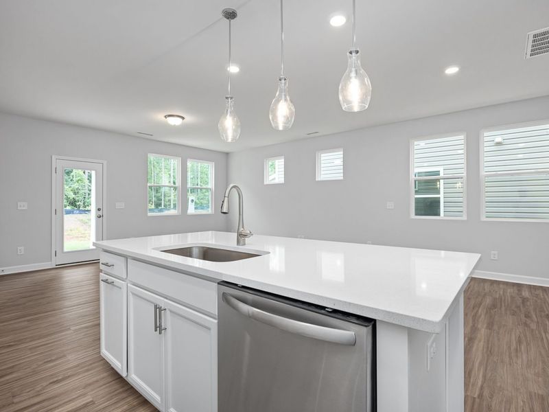 Furnished interior view inside a new home in Lake Park Villas, Wylie (Image 8).