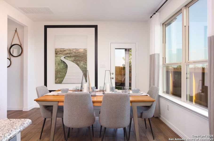 Furnished interior view inside a new home in Morgan Meadows, San Antonio (Image 3).