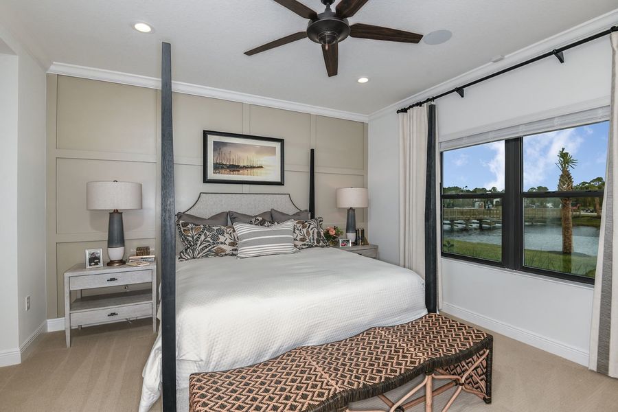 Representative furnished interior of a home built from the Tidewater 2 by Neal Communities in Vicenza, Venice (Image 9).