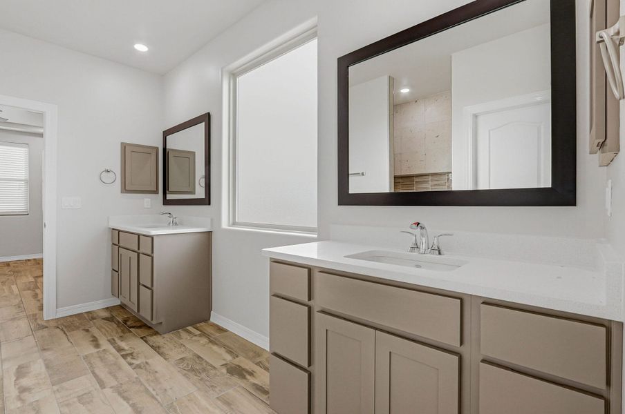 Representative furnished interior of a home built from the Arroyo by View Homes in Verdancia, Horizon City (Image 13).