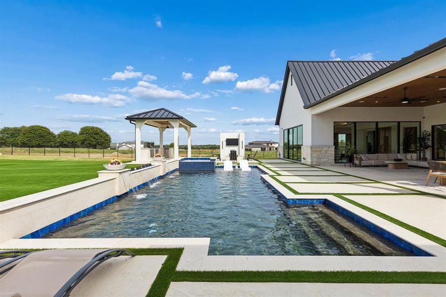 Exterior details and patio area of a home in , Bartonville (Image 30).