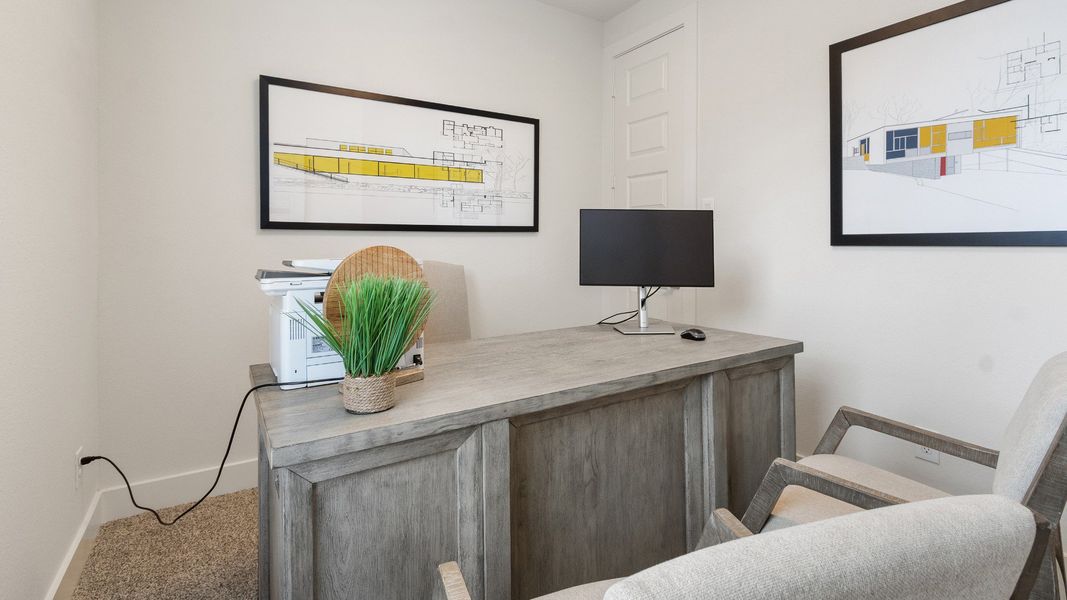 Furnished interior view inside a new home in Shady Acres, Houston (Image 26).
