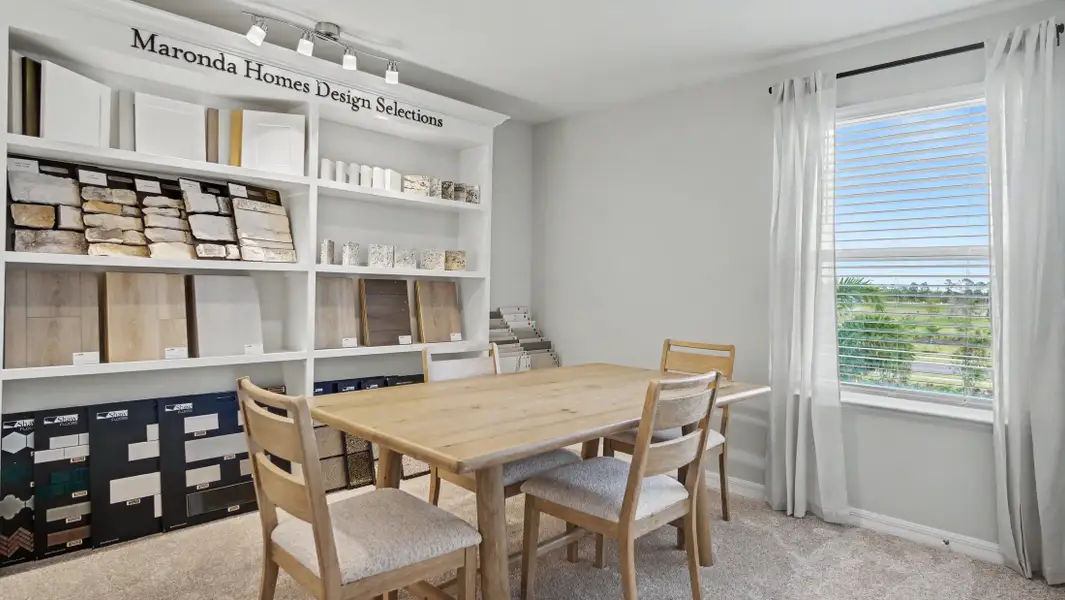 Furnished interior view inside a new home in Malabar Springs, Palm Bay (Image 14).