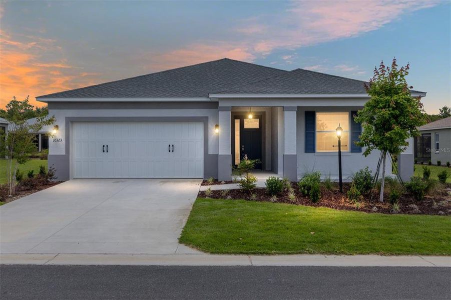 Front exterior of a new home in , Ocala, FL, highlighting curb appeal (Image 18).