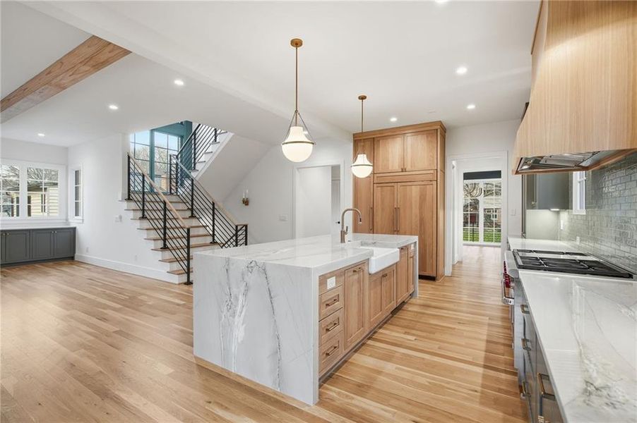 Furnished interior view inside a new home in , Atlanta (Image 10).
