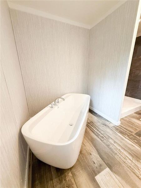 Furnished interior view inside a new home in , Cleveland (Image 6).