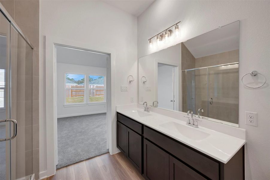 Furnished interior view inside a new home in Indian Springs, Crosby (Image 12).