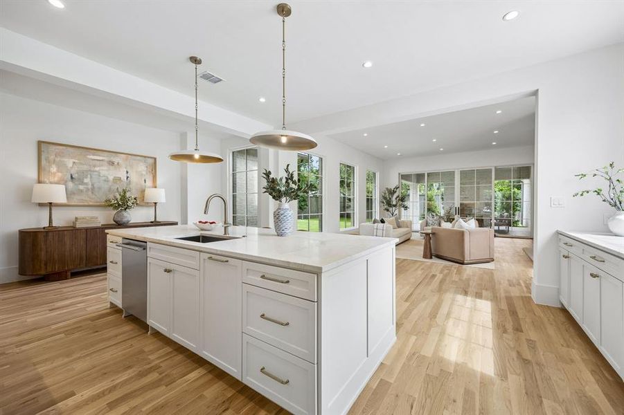 Furnished interior view inside a new home in , Dallas (Image 13).