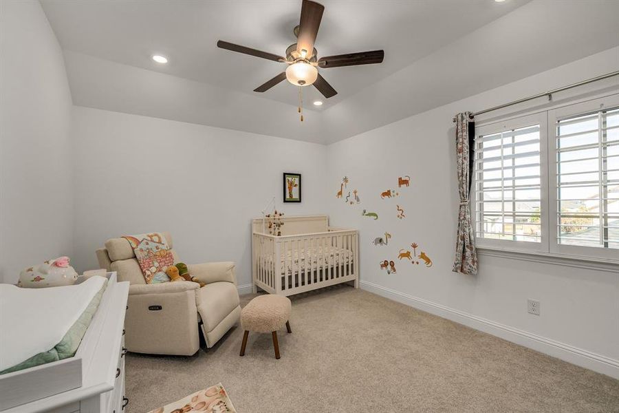 Furnished interior view inside a new home in Fields Villas - Darling Homes, Frisco (Image 24). Furnished interior view inside a new home in Fields Villas - Darling Homes, Frisco (Image 24).