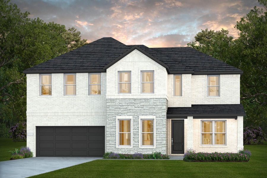 Representative exterior photo of a completed home built from the Oglesby by Pulte Homes in Katy Court, Katy, TX (Image 7). Representative exterior photo of a completed home built from the Oglesby by Pulte Homes in Katy Court, Katy, TX (Image 7).