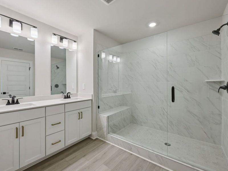 Furnished interior view inside a new home in Hemingway - Highland Series, Cumming (Image 10).