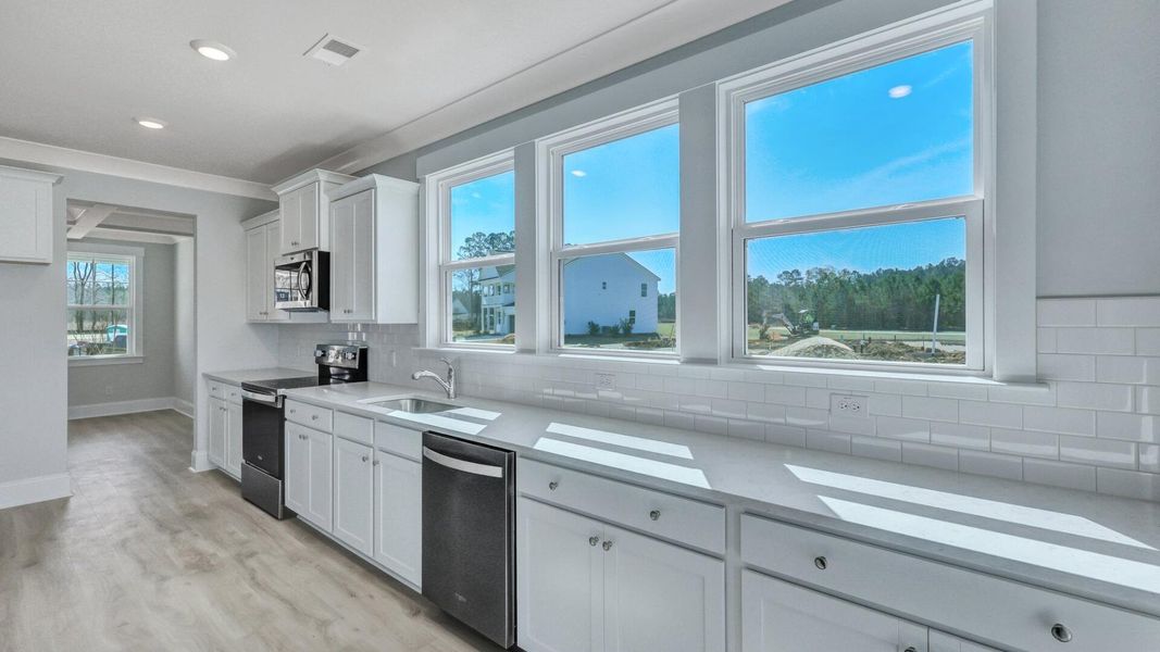 Furnished interior view inside a new home in Berkeley Bay, Ridgeville (Image 14). Furnished interior view inside a new home in Berkeley Bay, Ridgeville (Image 14).