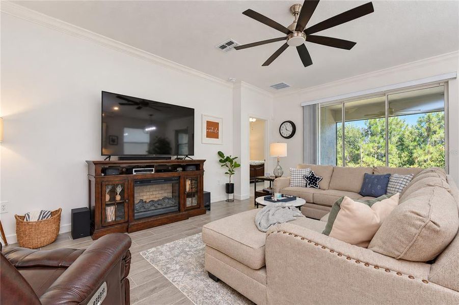Furnished interior view inside a new home in Angeline Active Adult, Land O' Lakes (Image 7).