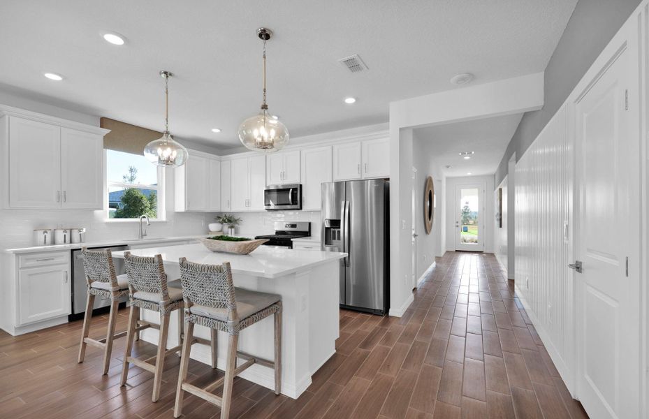 Representative furnished interior of a home built from the Highgate by Pulte Homes in Seminole Palms, Palm Coast (Image 10).