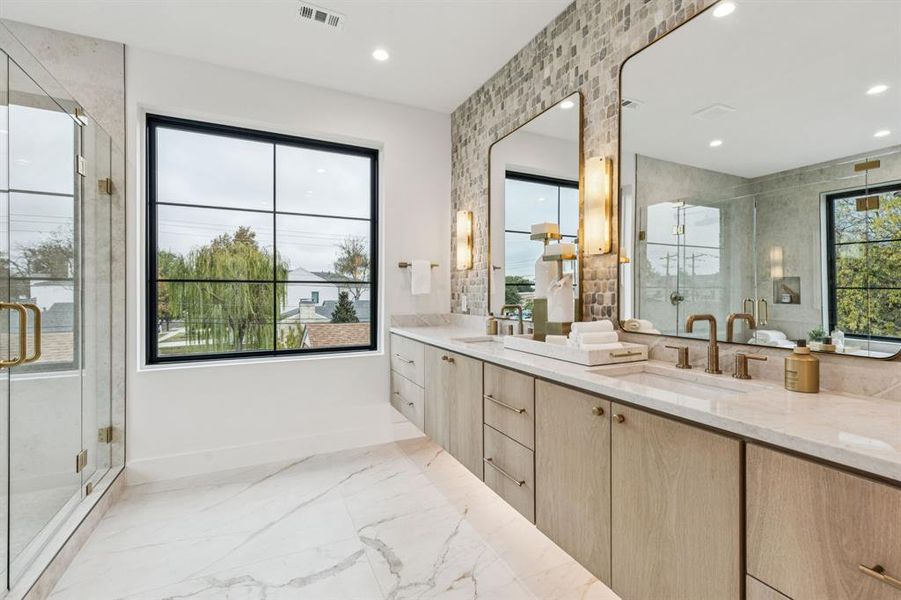 Furnished interior view inside a new home in , Dallas (Image 20). Furnished interior view inside a new home in , Dallas (Image 20).