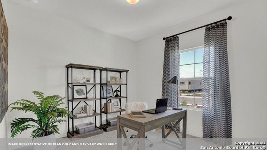 Furnished interior view inside a new home in Arroyo Ranch, Seguin (Image 9). Furnished interior view inside a new home in Arroyo Ranch, Seguin (Image 9).