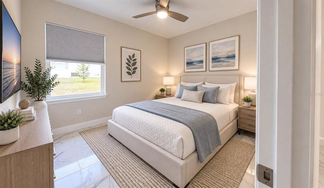 Furnished interior view inside a new home in , Davenport (Image 10).