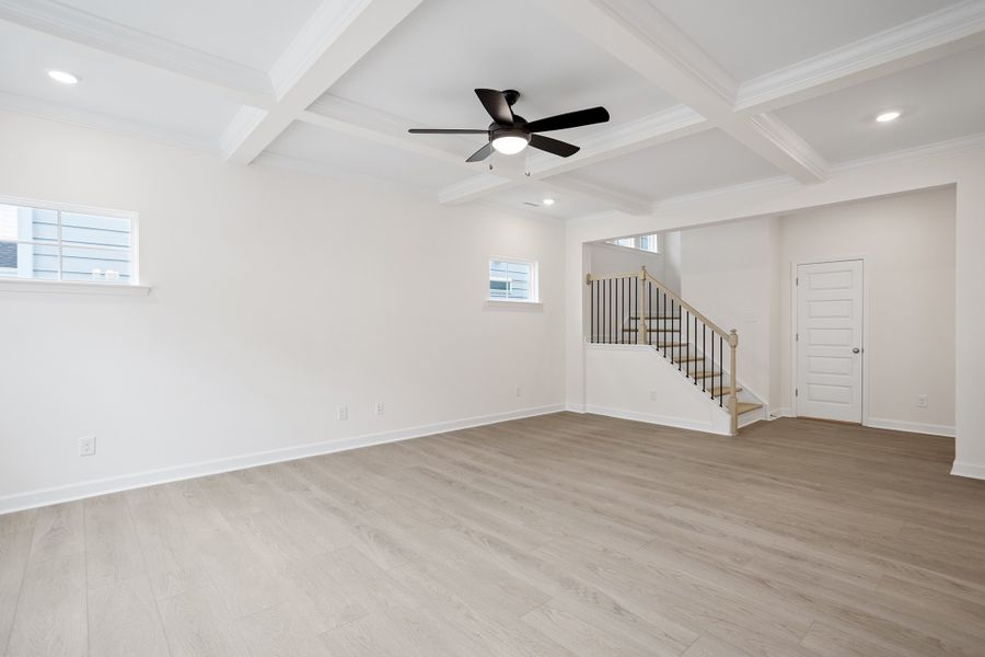 Spacious, unfurnished interior of a new home in Georgias Landing, Raleigh (Image 18).