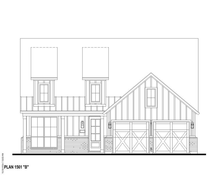 Plan 1561 Elevation B